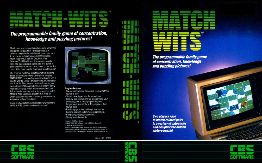 Match Wits — box-texture (US)