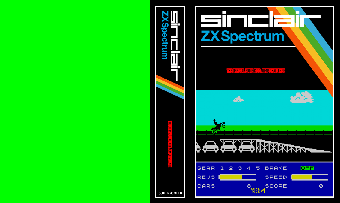 The Official Eddie Kidd Jump Challenge — box-texture (SS)