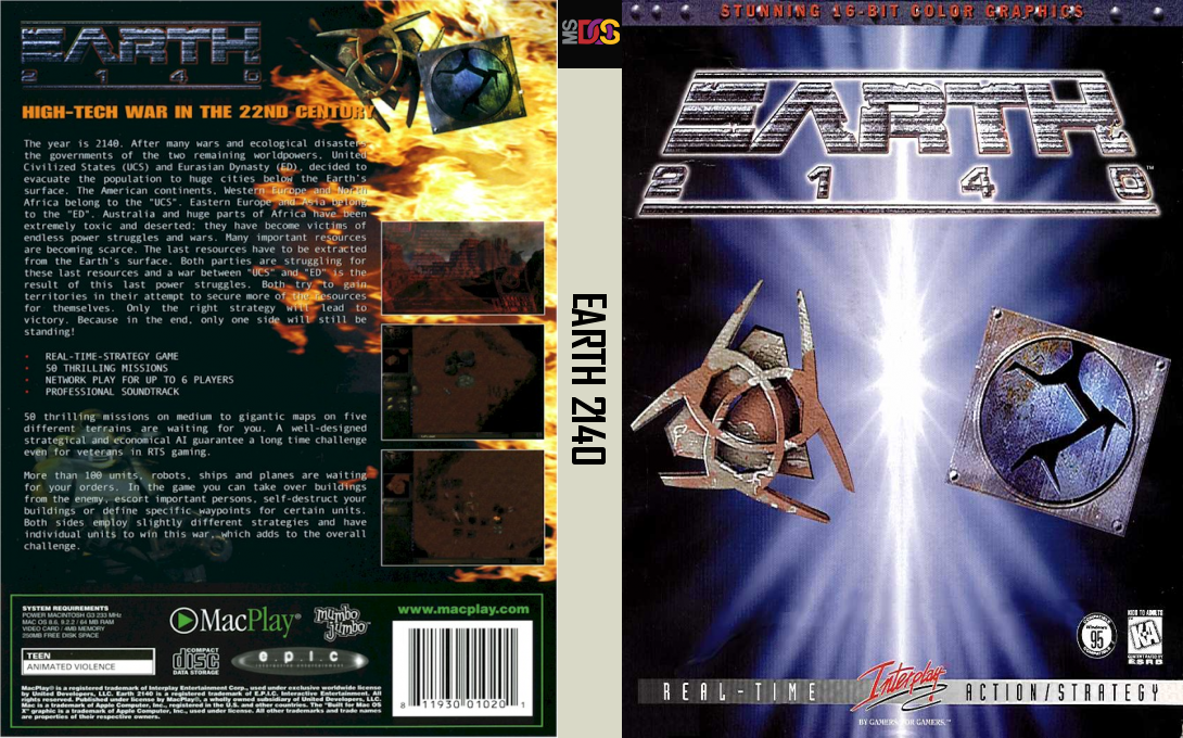 Earth 2140 — box-texture (US)