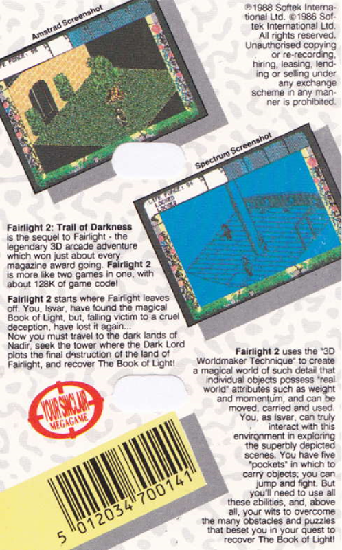Fairlight 2 — box-2D-back (EU)