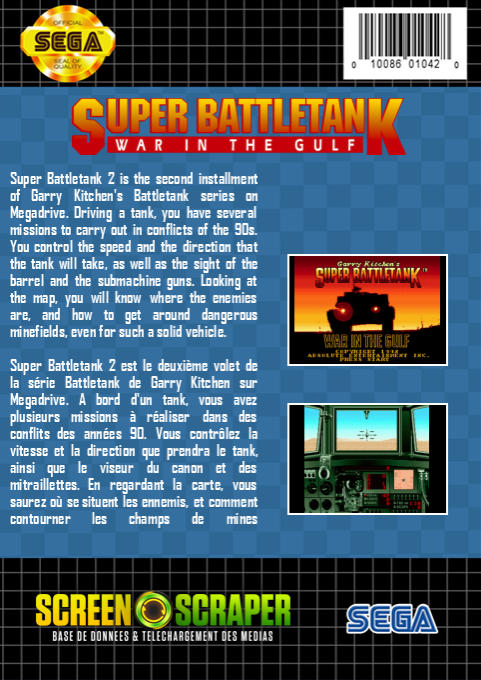 Garry Kitchen's Super Battletank - War In The Gulf — box-2D-back (SS)