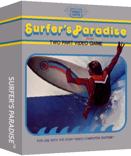 Surfer's Paradise - But Danger Below! — box-3D (EU)