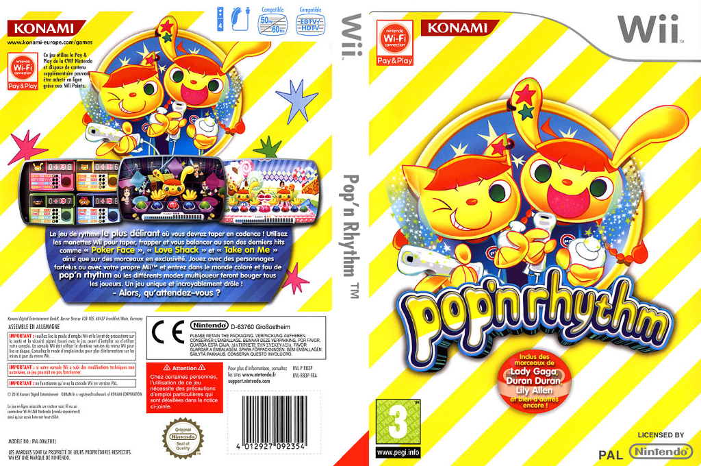 Pop'n Rhythm — box-texture (FR)