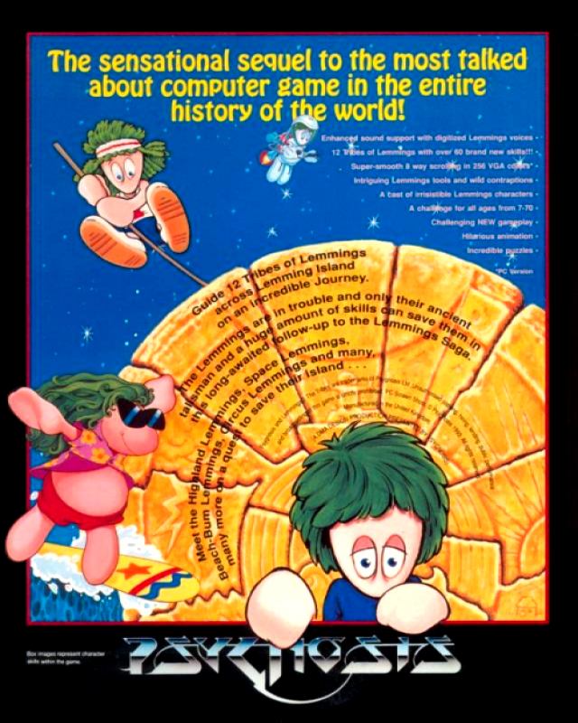 Lemmings 2 - The Tribes — box-2D-back (EU)