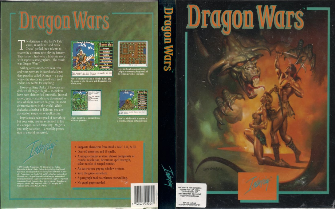 Dragon Wars — box-texture (EU)