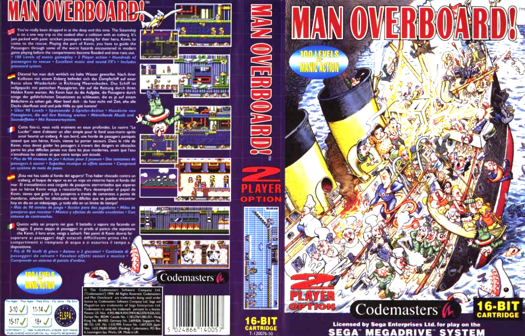 S.S. Lucifer - Man Overboard — box-texture (EU)