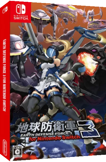 Earth Defense Force 3 for Nintendo Switch — box-3D (JP)