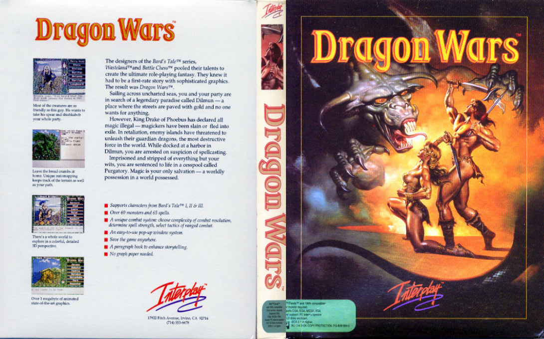 Dragon Wars — box-texture (US)