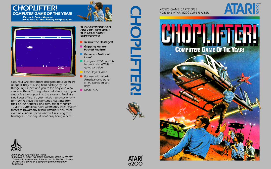 Choplifter! — box-texture (US)