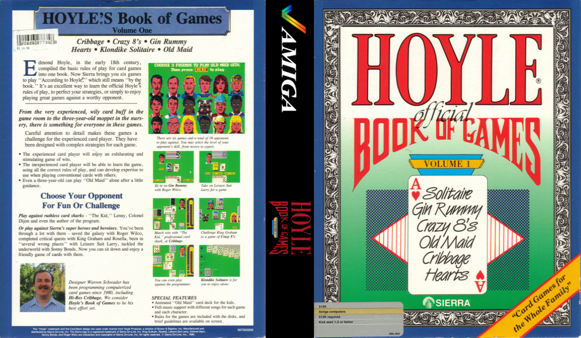 Hoyle Official Book of Games - Volume 1 — box-texture (US)
