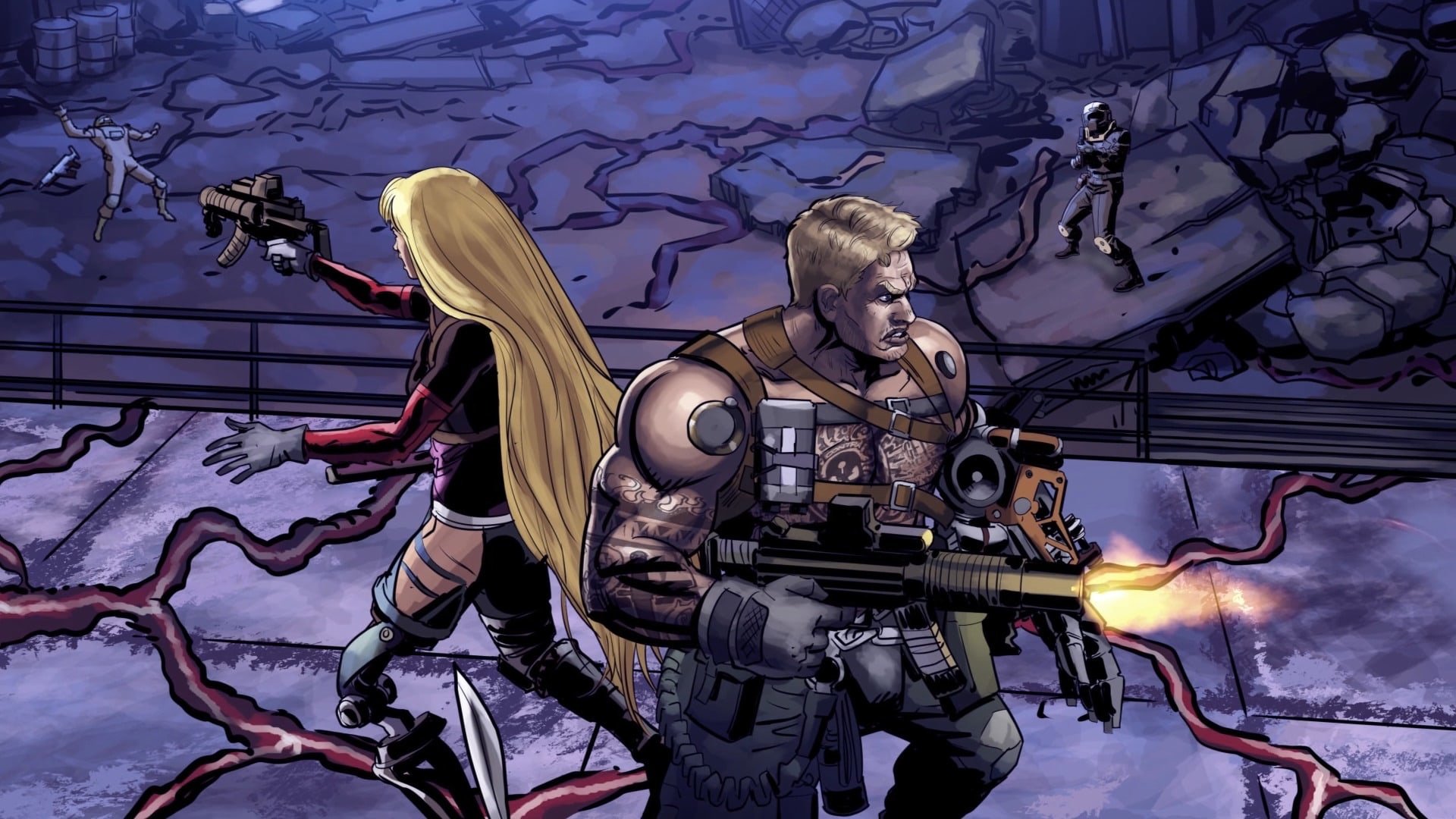 Contra - Rogue Corps — fanart