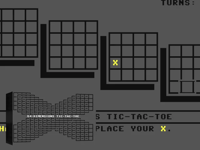 64-Dimensions Tic-Tac-Toe — mixrbv2 (WOR)