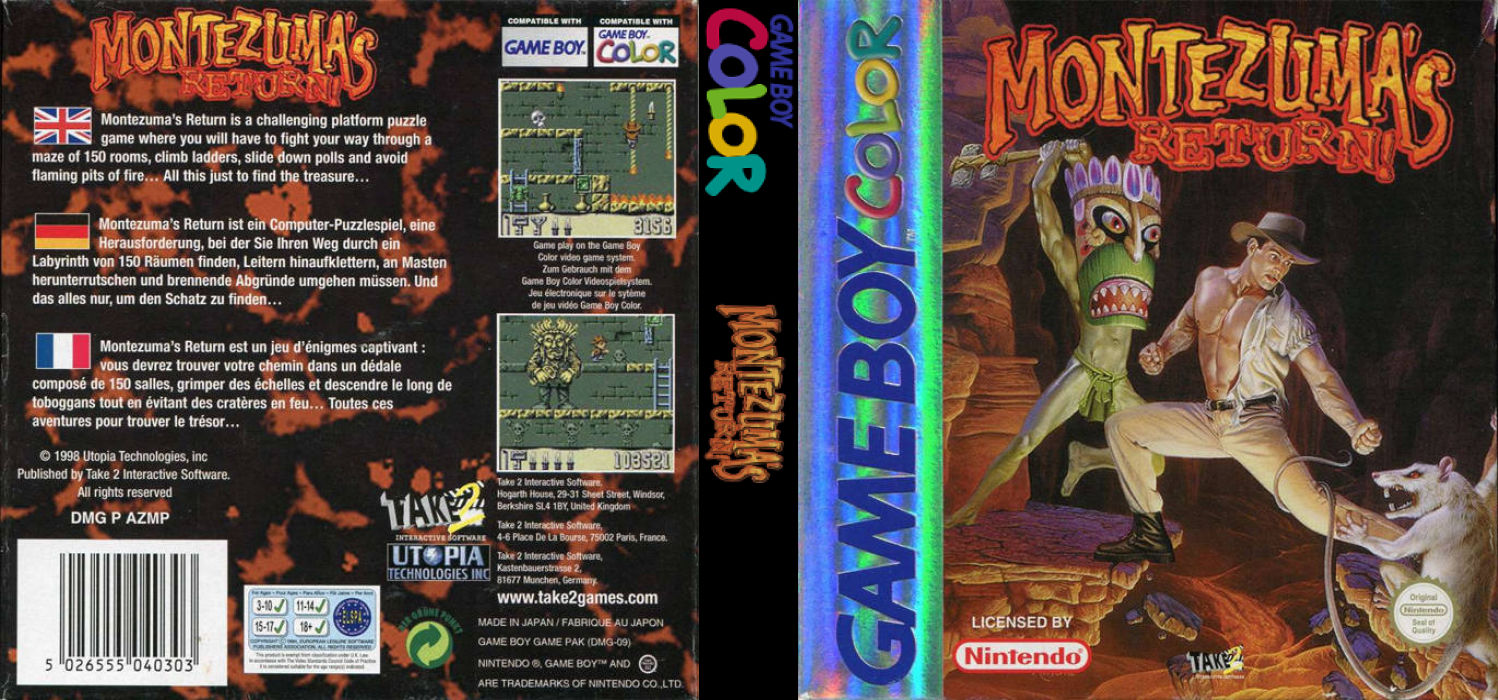 Montezuma's Return! — box-texture (EU)