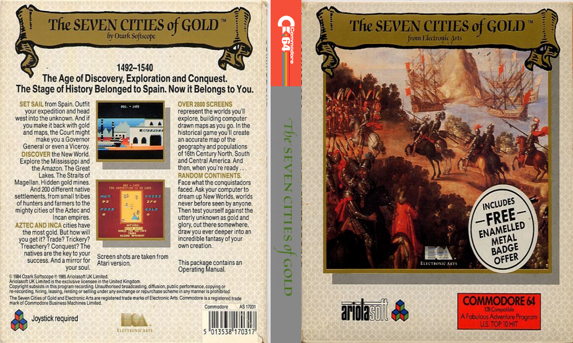 Seven Cities Of Gold, The — box-texture (EU)