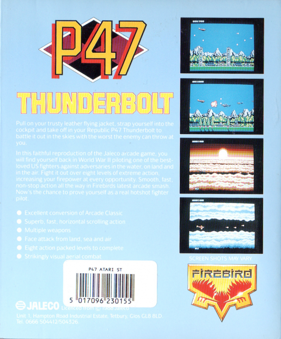 P47 Thunderbolt — box-2D-back (EU)