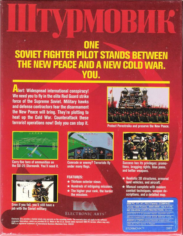 Stormovik - Su-25 Soviet Attack Fighter — box-2D-back (US)