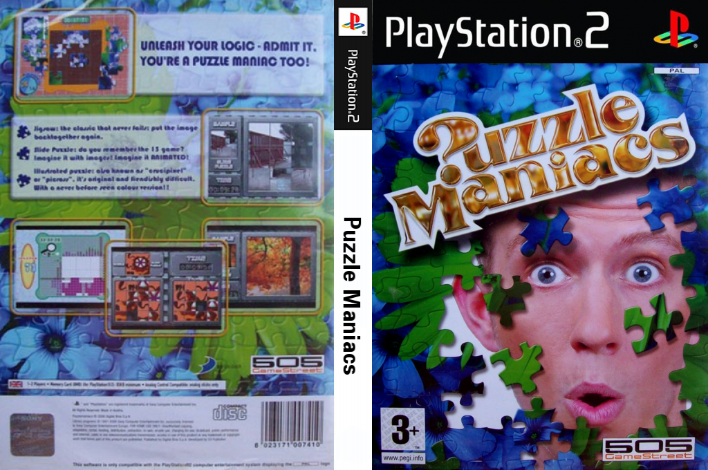 Puzzle Maniacs — box-texture (EU)
