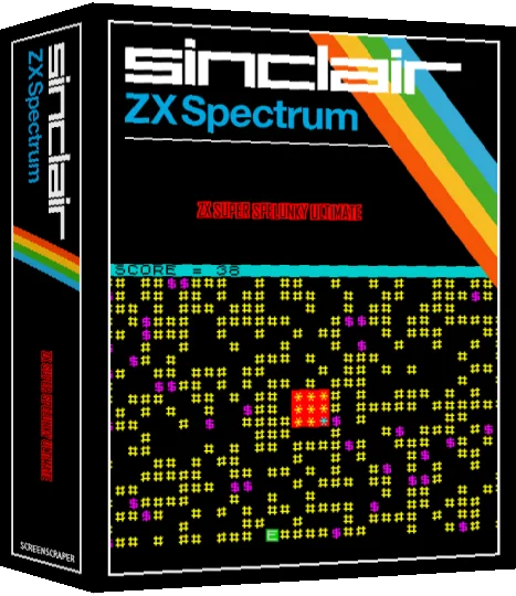 ZX Super Spelunky Ultimate — box-3D (SS)
