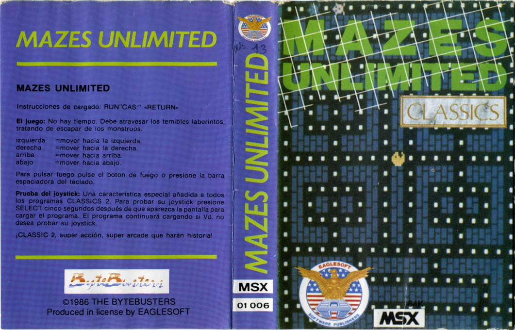 Mazes Unlimited — box-texture (EU)