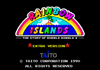 Rainbow Islands Extra — sstitle (WOR)