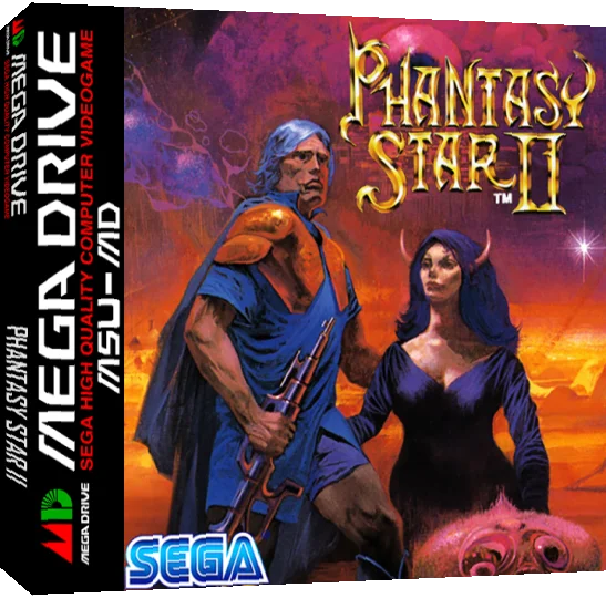 Phantasy Star II — box-3D (WOR)