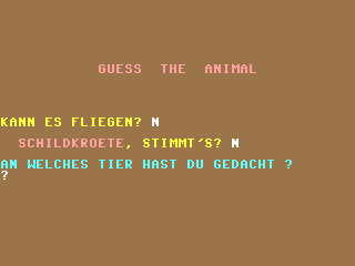 Guess The Animal — ss (DE)