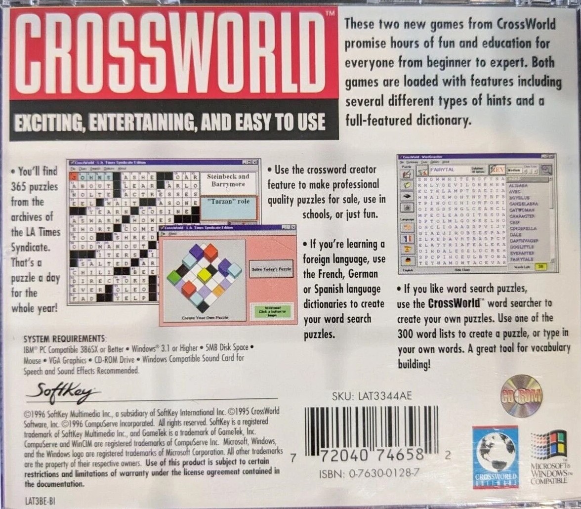 CrossWorld 95 — box-2D-back (WOR)