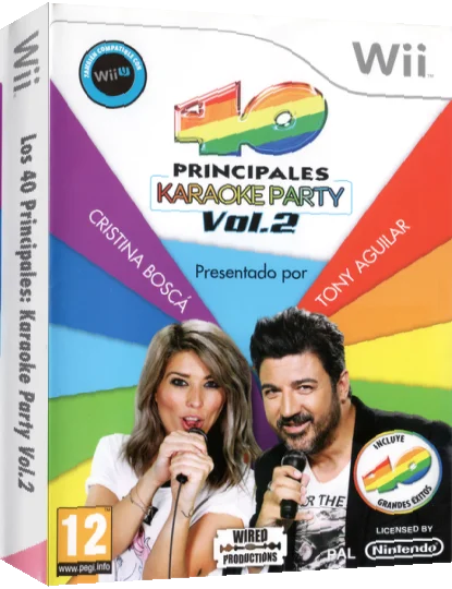 40 Principales, Los - Karaoke Party Vol. 2 — box-3D (SP)