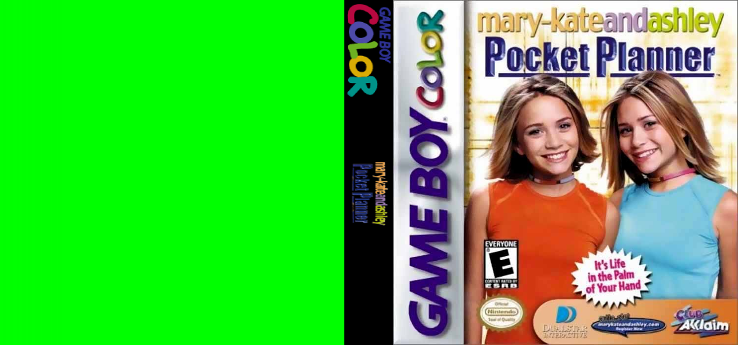 Mary-Kate and Ashley : Pocket Planner — box-texture (US)