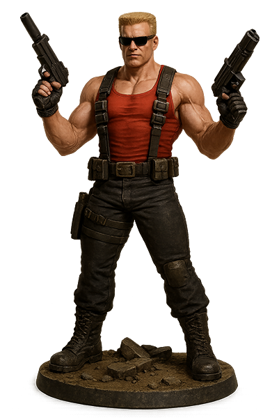 Duke Nukem Forever - The Doctor Who Cloned Me — figurine
