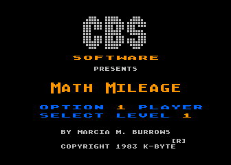 Math Mileage — sstitle (WOR)