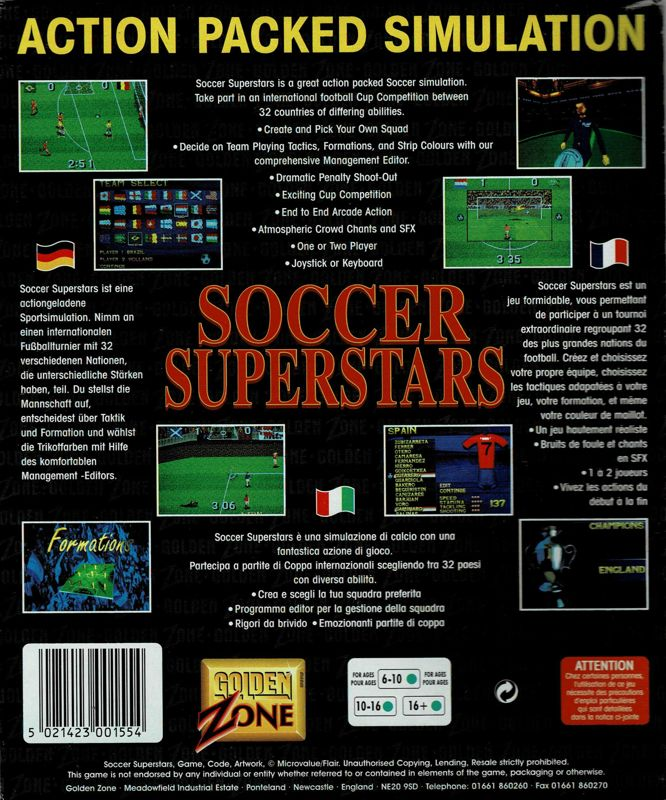 Soccer Superstars — box-2D-back (EU)