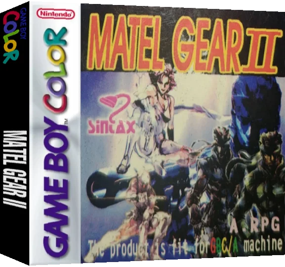Matel Gear II — box-3D (TW)