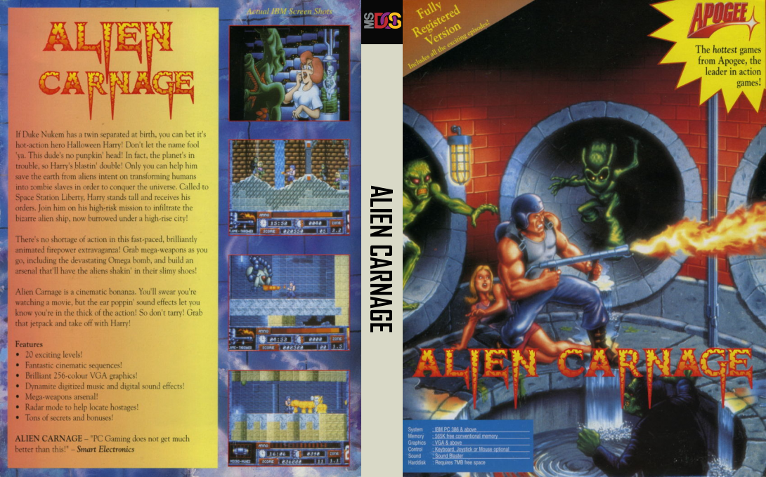 Alien Carnage — box-texture (EU)