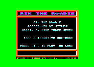 Rik The Roadie — sstitle (EU)