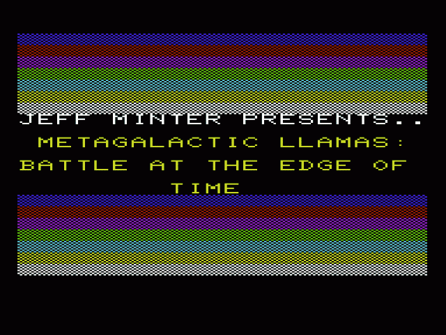Metagalactic Llamas Battle At The Edge Of Time — sstitle (WOR)