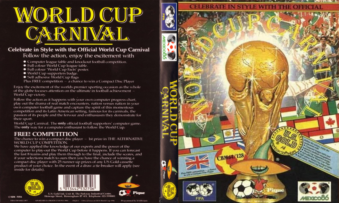 World Cup Carnival - Mexico '86 — box-texture (EU)