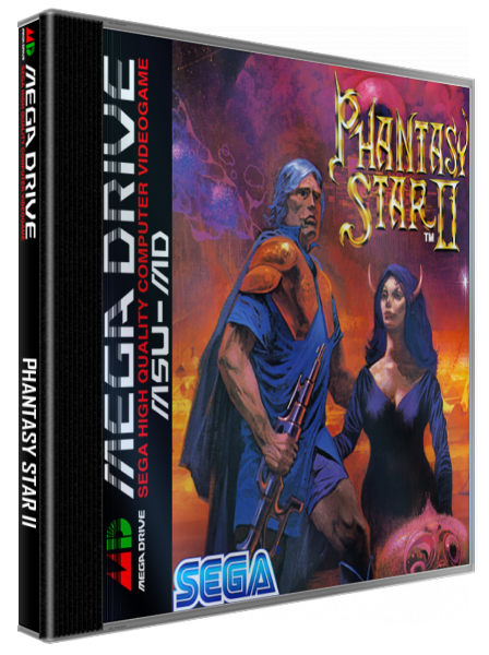 Phantasy Star II — box-3D (WOR)
