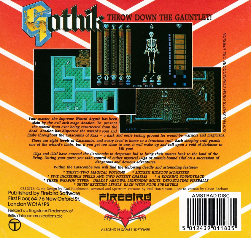 Gothik — box-2D-back (EU)
