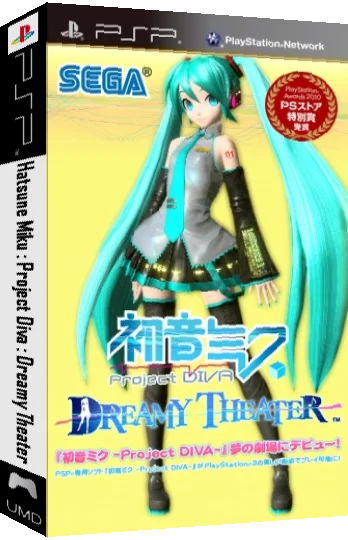 Hatsune Miku - Project Diva - Dreamy Theater — box-3D (JP)