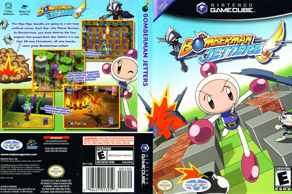 Bomberman Jetters — box-texture (US)
