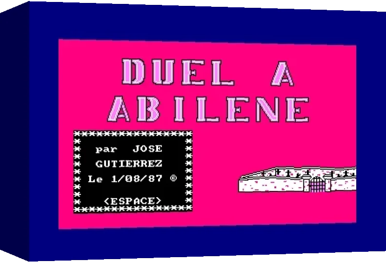 Duel à Abilene — box-3D (WOR)