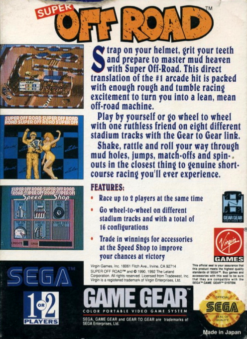 Super Off Road — box-2D-back (US)