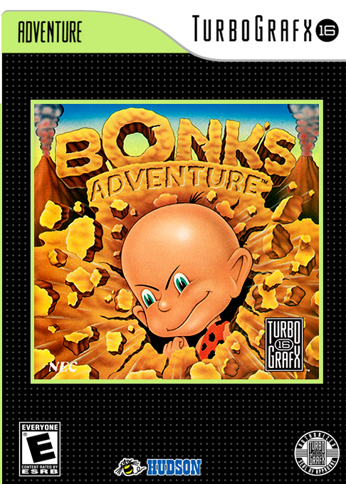 Bonk's Adventure box art