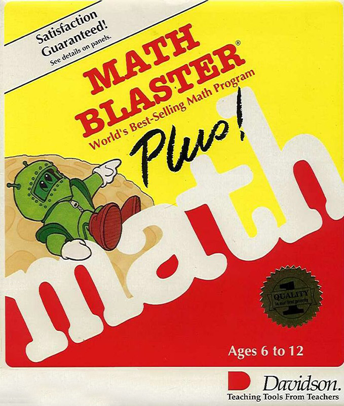 Math Blaster Plus! box art