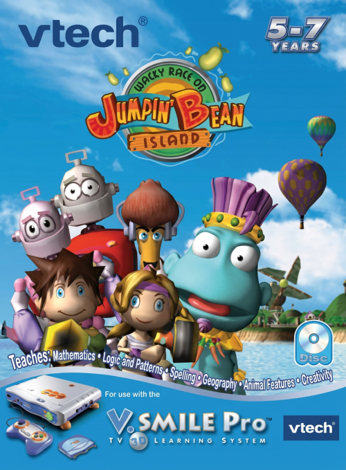 Wacky Race On Jumpin' Bean Island box art