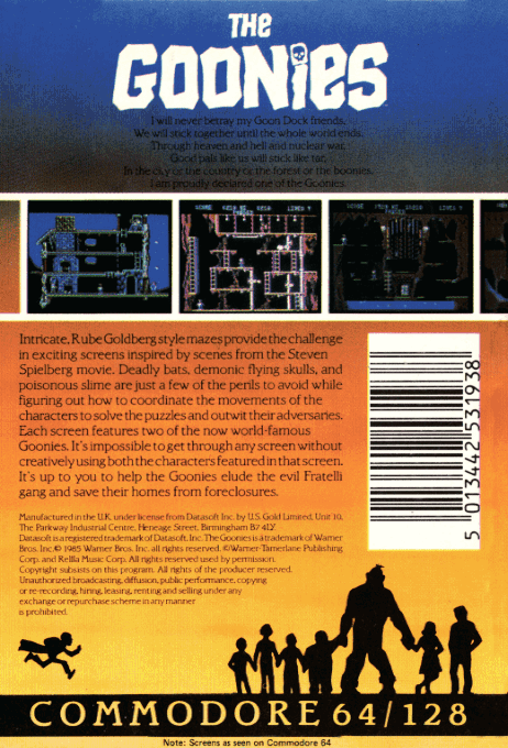 Goonies, The — box-2D-back (EU)
