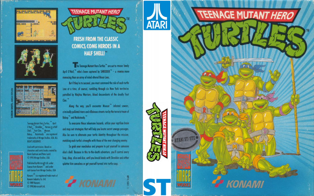 Teenage Mutant Hero Turtles — box-texture (EU)