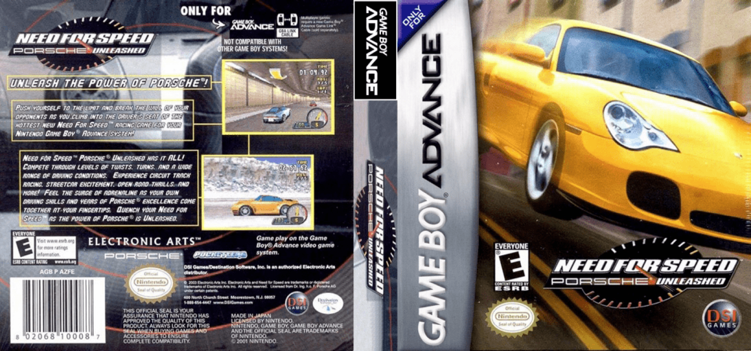 Need For Speed - Porsche Unleashed — box-texture (US)