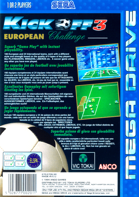 Kick Off 3 - European Challenge — box-2D-back (EU)